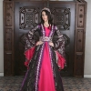Jakar Fabric Purple Kaftan