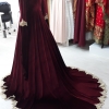 Velvet Bordo Kaftan